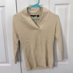 cream sweater